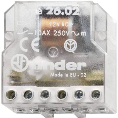 Finder 26.02.8.230.0000 - Reläer och Switchar - 230 V/AC, 10 A, Kompakt Finder 26.02.8.230.0000 - Reläer och Switchar - 230 V/AC, 10 A, Kompakt