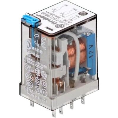 Finder Serie 55 Relé industrial enchufable - 2 CO 10A Finder Serie 55 Relé industrial enchufable - 2 CO 10A