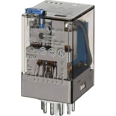 Finder 60.13.9.024.0074 Relais - 24 V/DC, 10 A, 3 Wechsler Finder 60.13.9.024.0074 Relais - 24 V/DC, 10 A, 3 Wechsler