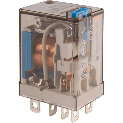 Finder Kraftrelæ serie 56, DPDT, 24V AC, 12A, stik Finder Kraftrelæ serie 56, DPDT, 24V AC, 12A, stik