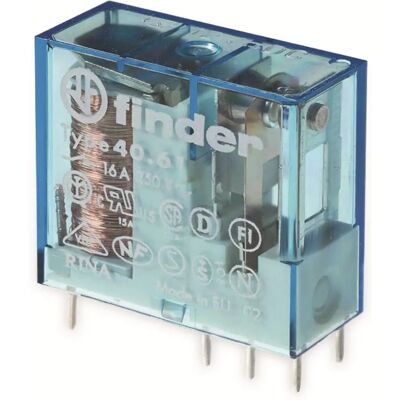 Finder 40.61.7.012.4000 PCB Relay 12V 16A - Relay Finder 40.61.7.012.4000 PCB Relay 12V 16A - Relay