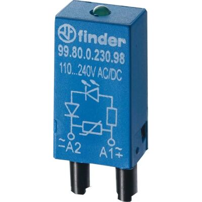 Finder 99 Series Plug-in Function Module with LED Varistor - Electronic Module Finder 99 Series Plug-in Function Module with LED Varistor - Electronic Module