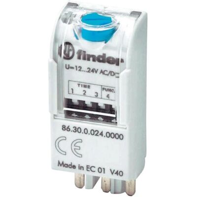 Finder 86.30.0.024.0000 Time Delay Relay - Industrial Timer Module Finder 86.30.0.024.0000 Time Delay Relay - Industrial Timer Module