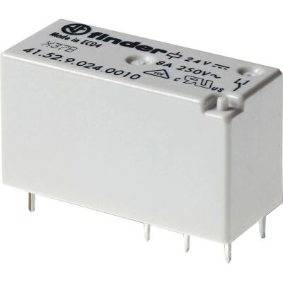 Finder Power Relay 41 Series DPDT 24V PCB Mount Finder Power Relay 41 Series DPDT 24V PCB Mount