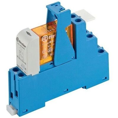 Finder 48.52.8.024.0060 Relämodul - DPDT 24V AC DIN-skena Finder 48.52.8.024.0060 Relämodul - DPDT 24V AC DIN-skena