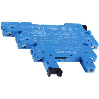 Finder Relaisfassung 93 mit Schraubklemmen für DIN-Schiene - 10A Max Finder Relaisfassung 93 mit Schraubklemmen für DIN-Schiene - 10A Max
