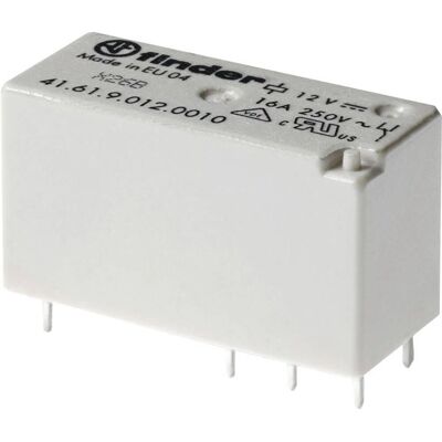 Finder 41.61.9.048.0010 Relais - 48V/DC, 16A, SPDT, Montage PCB Finder 41.61.9.048.0010 Relais - 48V/DC, 16A, SPDT, Montage PCB