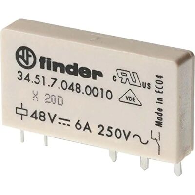 Finder 34.51.7.005.0010 5V UltraSlim Relais SPDT 6A - Relais Finder 34.51.7.005.0010 5V UltraSlim Relais SPDT 6A - Relais
