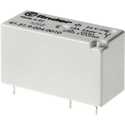 Finder 41.31.9.012.4010 Relay - 12V/DC, 12A, Single Changeover Finder 41.31.9.012.4010 Relay - 12V/DC, 12A, Single Changeover