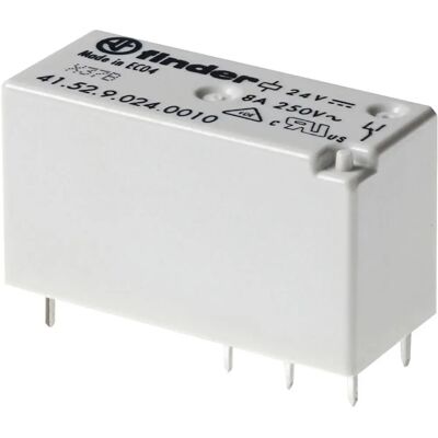 Finder Relais 24V/DC 8A IP67 PCB Montage - Relais Finder Relais 24V/DC 8A IP67 PCB Montage - Relais