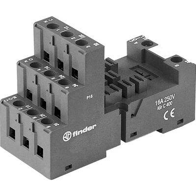 Finder 92.03.0 Relay Socket - Series 62, 62.31, 62.32, 62.33 Finder 92.03.0 Relay Socket - Series 62, 62.31, 62.32, 62.33