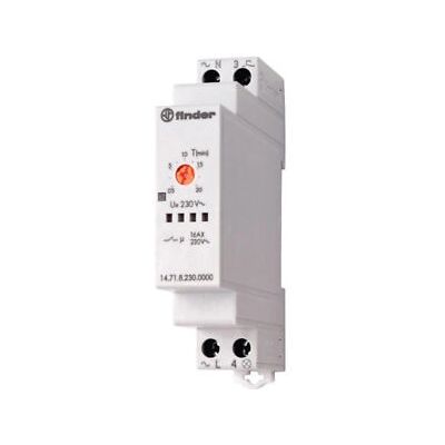 Finder 14.71.8.230.0000 Elektrelay - Tre-Funktions-Treppenhaus-Timer Finder 14.71.8.230.0000 Elektrelay - Tre-Funktions-Treppenhaus-Timer