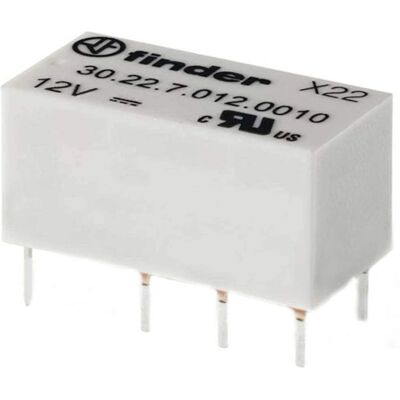 Finder 30.22.9.012.0000 IP67 Relay - 12V DC, 2A, 2 Changeover Contacts Finder 30.22.9.012.0000 IP67 Relay - 12V DC, 2A, 2 Changeover Contacts