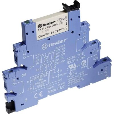 Finder 38.61.7.012.5050 Relämodul - 6A SPDT 12V DC Finder 38.61.7.012.5050 Relämodul - 6A SPDT 12V DC