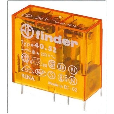 Finder Leistungrelais 40 Serie DPDT 110V AC PCB-Montage Finder Leistungrelais 40 Serie DPDT 110V AC PCB-Montage
