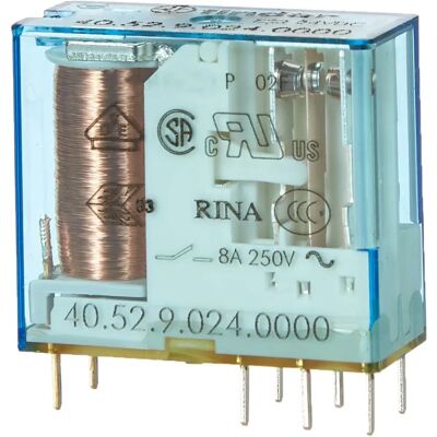 FINDER 405290240000 Mini Relay 24V DC 8A 2 Contacts FINDER 405290240000 Mini Relay 24V DC 8A 2 Contacts