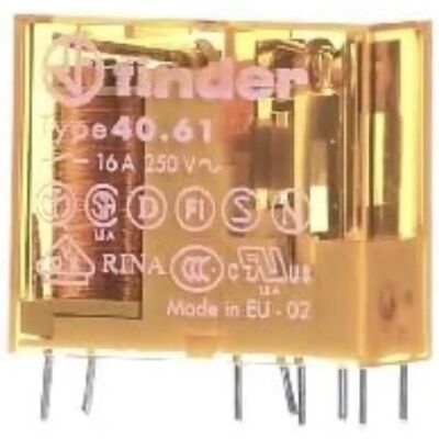 Finder Leistung Relais Serie 40 SPDT 24V AC PCB-Montage Finder Leistung Relais Serie 40 SPDT 24V AC PCB-Montage