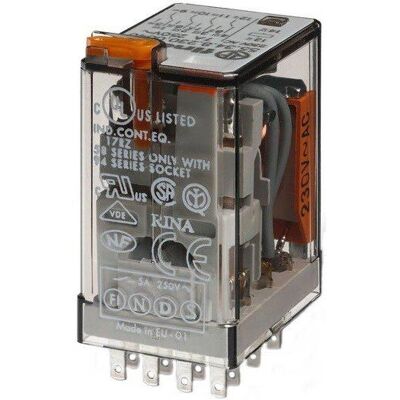 Finder Modèle 55.34.8.230.0000 Relais 4 pôles 230V AC - Publicité Finder Modèle 55.34.8.230.0000 Relais 4 pôles 230V AC - Publicité