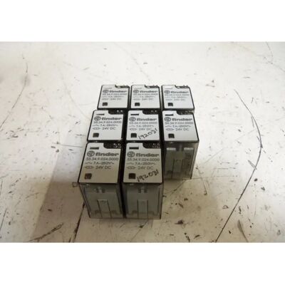 Finder 55.34.9.024.0000 Relais - 24V/DC, 4 Wechsler, 7A Finder 55.34.9.024.0000 Relais - 24V/DC, 4 Wechsler, 7A