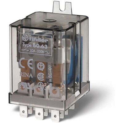 FINDER 60.63.8 - 3-Pole 12 V AC Relay FINDER 60.63.8 - 3-Pole 12 V AC Relay