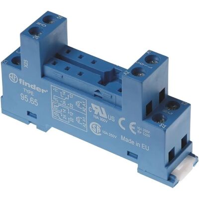 Support de base pour relais Finder 9565SMA - Durable, Facile à installer, Pour rails DIN - Publicité Support de base pour relais Finder 9565SMA - Durable, Facile à installer, Pour rails DIN - Publicité