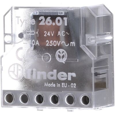 Finder 26.01.8.024.0000 - Relais à impulsion 24V AC 10A - Publicité Finder 26.01.8.024.0000 - Relais à impulsion 24V AC 10A - Publicité