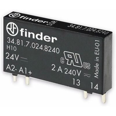 Finder Halbleiter-Relais - 34.81.7.024.8240 - 275V/AC, 16-30V Steuerung, 2A Max Finder Halbleiter-Relais - 34.81.7.024.8240 - 275V/AC, 16-30V Steuerung, 2A Max