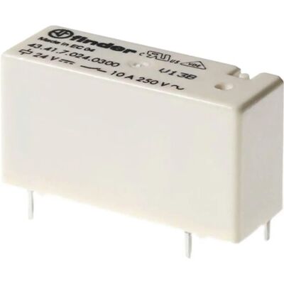 Finder 43.41.7.005.5000 Relay - 5V/DC, 10A, 1 Changeover Contact Finder 43.41.7.005.5000 Relay - 5V/DC, 10A, 1 Changeover Contact