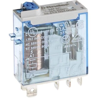 Finder 46.61.9.024.0040 Miniature 24V SPDT Relay - Relay Type Finder 46.61.9.024.0040 Miniature 24V SPDT Relay - Relay Type