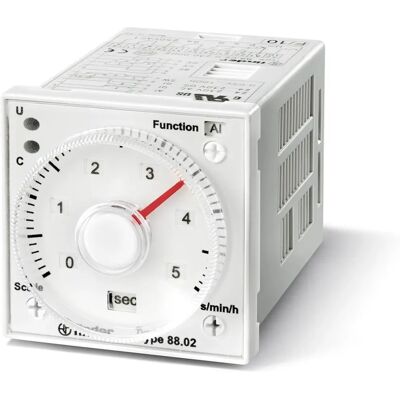 Finder - Relais temporisateur multifonction - 24V-240VAC/DC - 8A - Publicité Finder - Relais temporisateur multifonction - 24V-240VAC/DC - 8A - Publicité