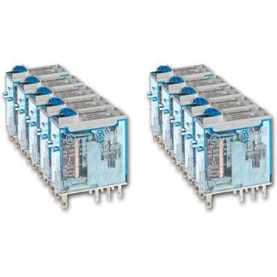 Finder Leistungsrelais 12V DC DPDT PCB-Montage - Relais Finder Leistungsrelais 12V DC DPDT PCB-Montage - Relais