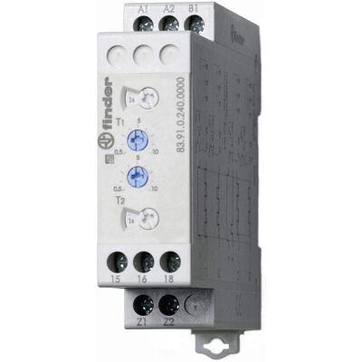 Relé Temporizador Industrial Multifunción - 24-240V - Cambio - 16A Relé Temporizador Industrial Multifunción - 24-240V - Cambio - 16A