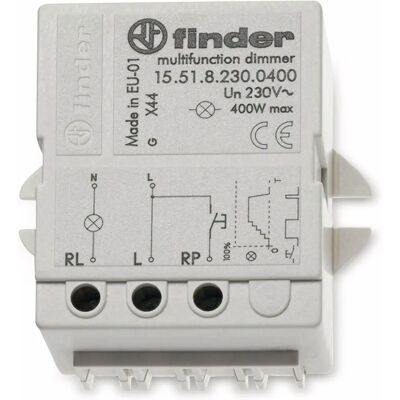 FINDER - Finder 155182300400 Dimmer Relais - Glüh- & LED-Lampen FINDER - Finder 155182300400 Dimmer Relais - Glüh- & LED-Lampen