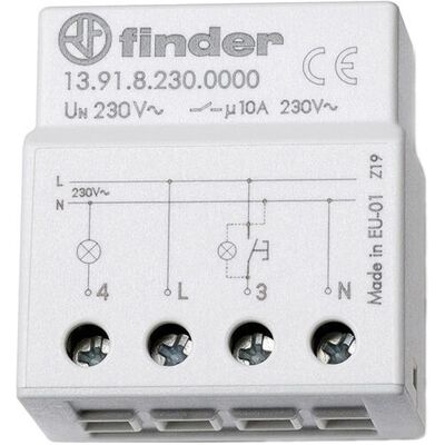 Finder 13.91.8.230.0000 Elektronisches Impulsrelais - Grau Finder 13.91.8.230.0000 Elektronisches Impulsrelais - Grau