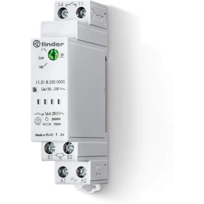 Interruptor crepuscular Série 11 - Sensor de luz, 230V, Trilho DIN Interruptor crepuscular Série 11 - Sensor de luz, 230V, Trilho DIN