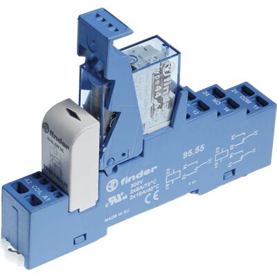 Finder Relay 48.72.7 - 2 Changeover Contacts - IP20 Finder Relay 48.72.7 - 2 Changeover Contacts - IP20