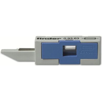 Finder 093.63 Fuse Module - DIN Rail 6A 250V with Indicator Finder 093.63 Fuse Module - DIN Rail 6A 250V with Indicator