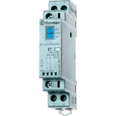 Finder 22.32.0.024.4340 Elektroschütz - Hochstromrelais Finder 22.32.0.024.4340 Elektroschütz - Hochstromrelais