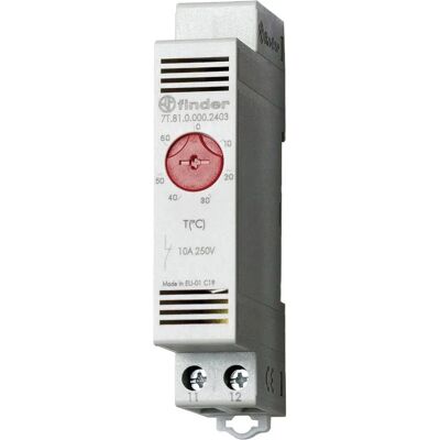 Finder Vari-Thermostat - 7T.81 - 250V/AC, +0-+60°C, 10A - Schaltschrank Finder Vari-Thermostat - 7T.81 - 250V/AC, +0-+60°C, 10A - Schaltschrank
