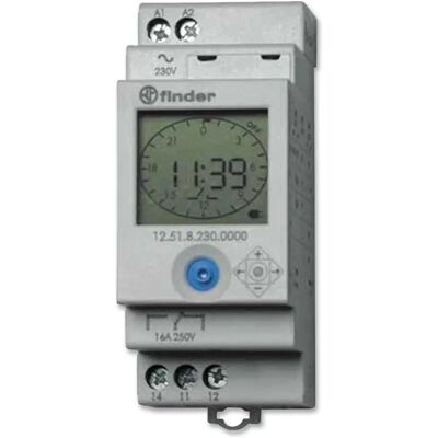 Finder 12.51.8.230.0000 Smart NFC Timer - Electrical relay Finder 12.51.8.230.0000 Smart NFC Timer - Electrical relay