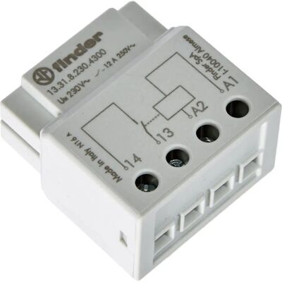Finder 13.31.8.230.4300 Leistungsrelais - Monostabil 12A 230V AC Finder 13.31.8.230.4300 Leistungsrelais - Monostabil 12A 230V AC