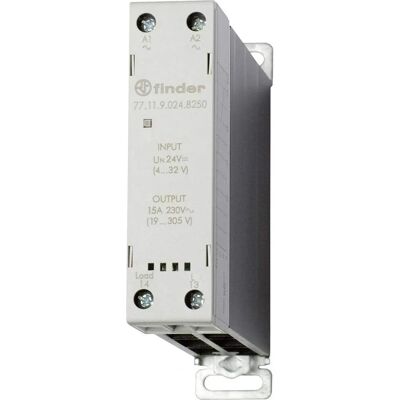 Finder 77.11.9.024.8250 Halbleiter-Relais - 15A, Nullspannung, DIN-Montage Finder 77.11.9.024.8250 Halbleiter-Relais - 15A, Nullspannung, DIN-Montage