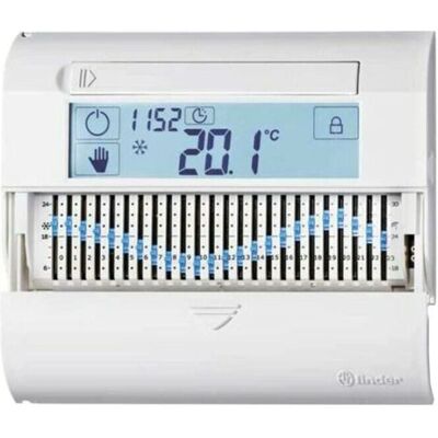 Termostato touch ultrasottile Finder Modello 1C.61 - Bianco Termostato touch ultrasottile Finder Modello 1C.61 - Bianco