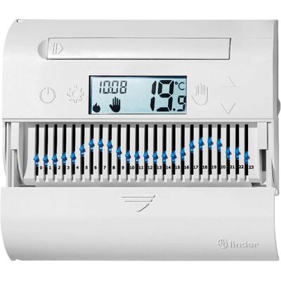 Termostato Finder Schermo Tattile Da Parete Bianco - Termostato Termostato Finder Schermo Tattile Da Parete Bianco - Termostato