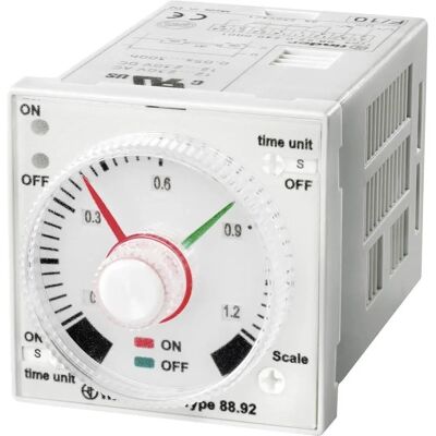 Finder 88.92.0.240.0001 Tidsrelä - Frontmontering - 2 växlar Finder 88.92.0.240.0001 Tidsrelä - Frontmontering - 2 växlar