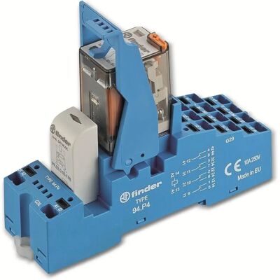 Finder 58.P4.8.230.0060 4PDT Relay - DIN Rail, 230V, 7A Finder 58.P4.8.230.0060 4PDT Relay - DIN Rail, 230V, 7A