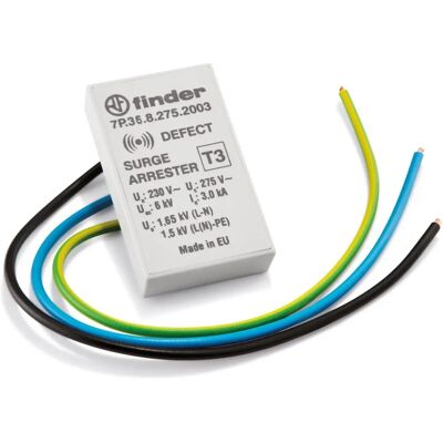 Finder Överspänningsskydd 7P.36.8.275.2003 - Skydd mot överspänning för kopplingsdosor Finder Överspänningsskydd 7P.36.8.275.2003 - Skydd mot överspänning för kopplingsdosor
