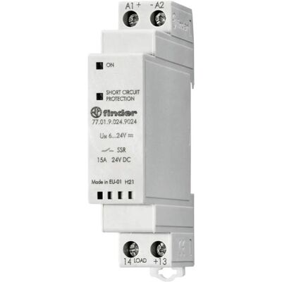 Finder SSR-Relais 15A 6-24V DC - Halbleiterrelais Finder SSR-Relais 15A 6-24V DC - Halbleiterrelais