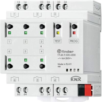 Finder 19.6K.9.030.4300 KNX Schaltaktor - Zuverlässige Qualität Finder 19.6K.9.030.4300 KNX Schaltaktor - Zuverlässige Qualität