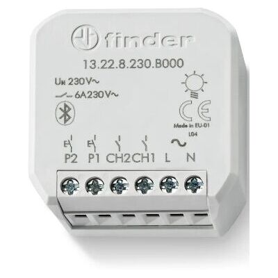 Finder Funkrelais 13.22 - Elektronisches Relais, Bluetooth, Weiß Finder Funkrelais 13.22 - Elektronisches Relais, Bluetooth, Weiß